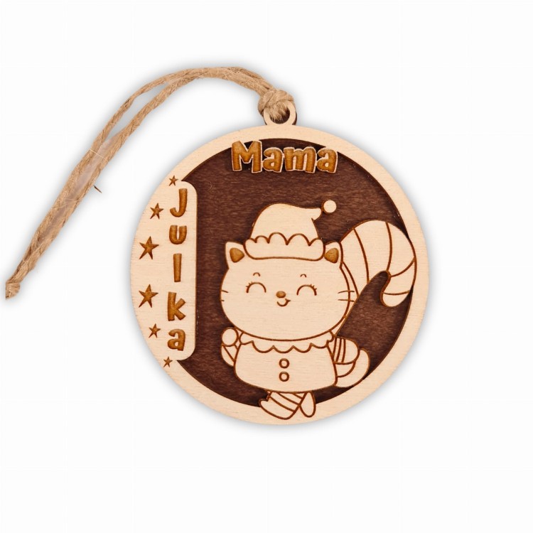 bombka na zamówienie z sklejki