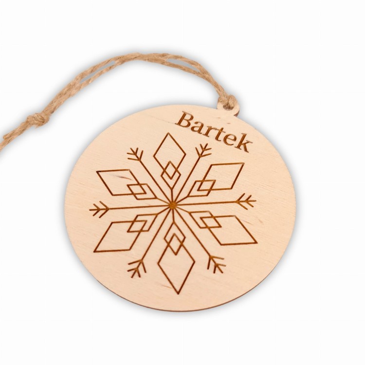 zawieszka z sklejki z grawerem