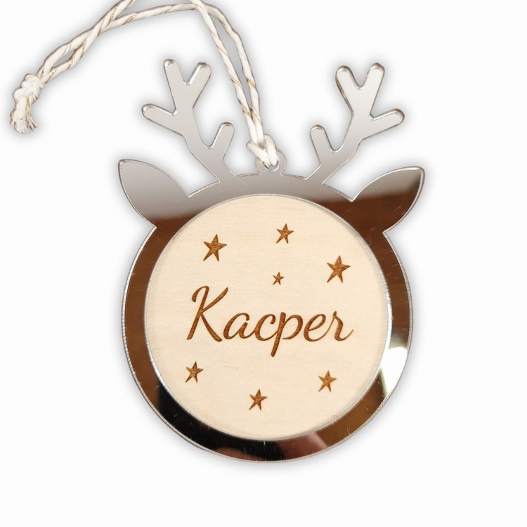 bombka lustrzana na choinke