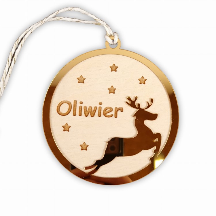 bombka zawieszka lustrzana