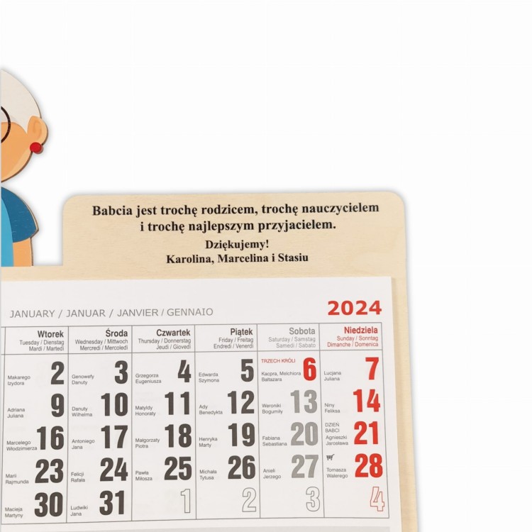 Personalizowany prezent na dzień babci