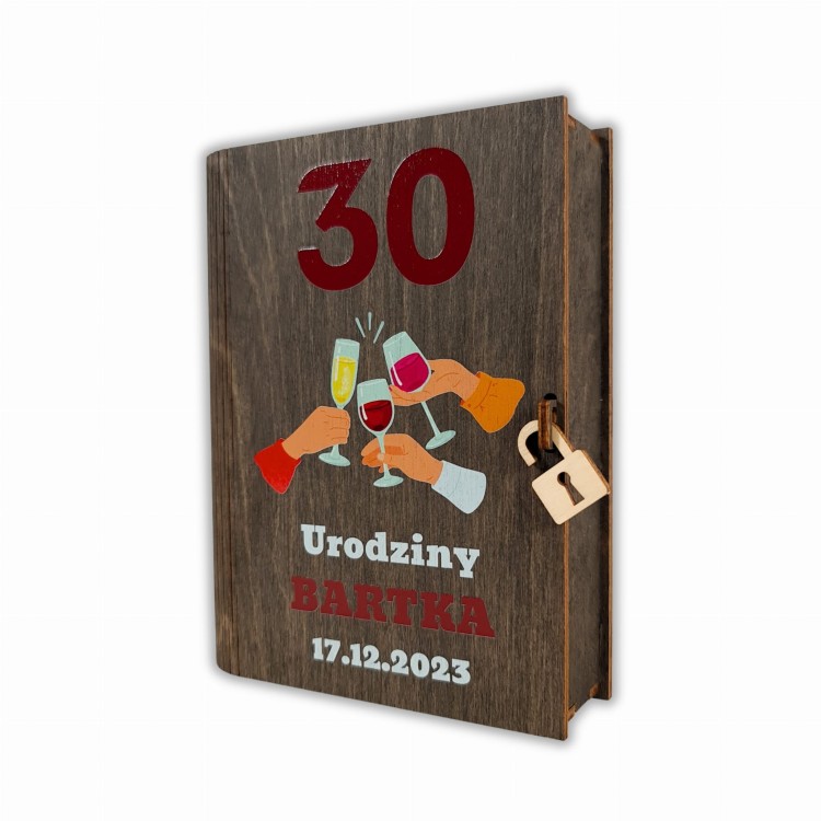 Pudełko prezent na 30 urodziny