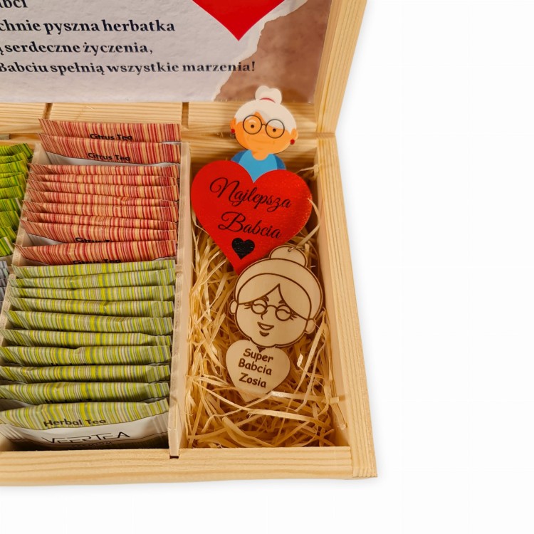 Skrzynka prezentowa na dzień babci
