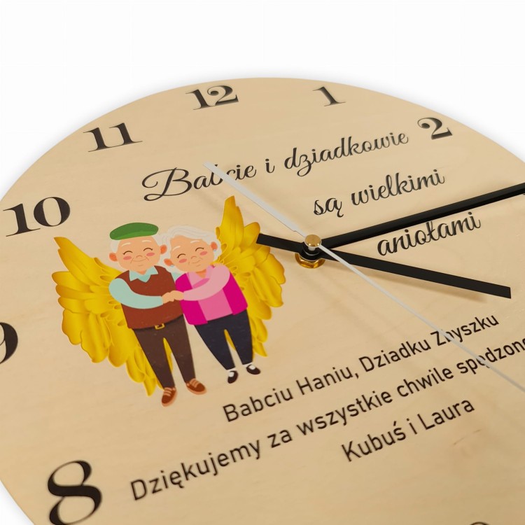 Zegar dla babci i dziadka