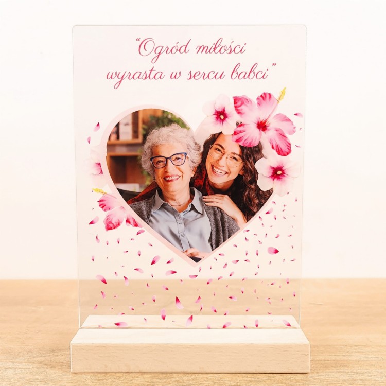 Prezent na dzień Babci nadruk na szkle