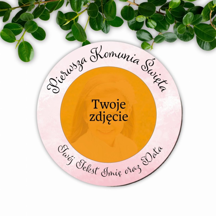 Podziękowanie na komunie projekt własny