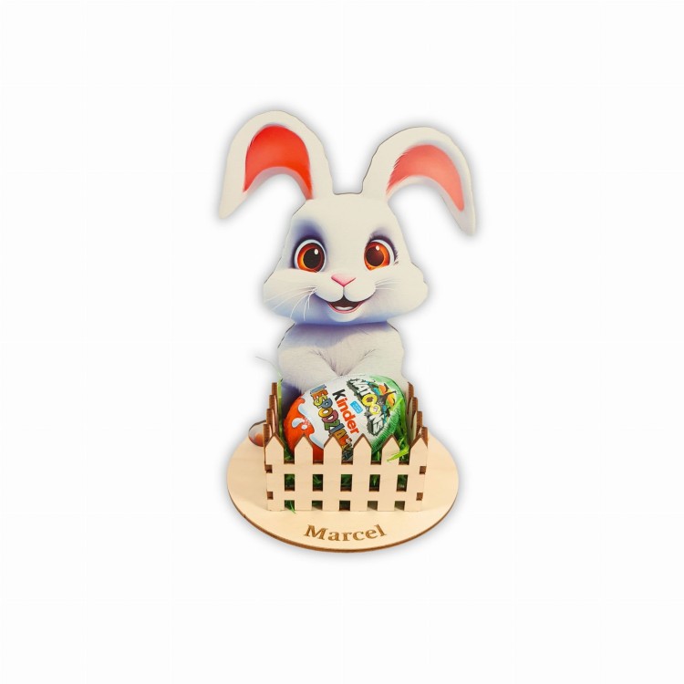 Zajączek wielkanocny z jajkiem dla dzieci