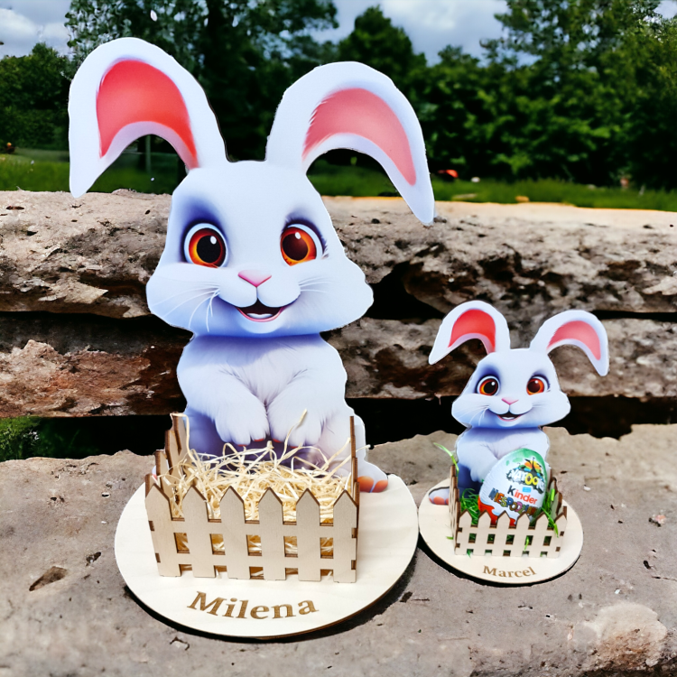 Duży zajączek na słodycze