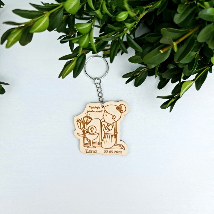 Podziękowanie dla gości brelok