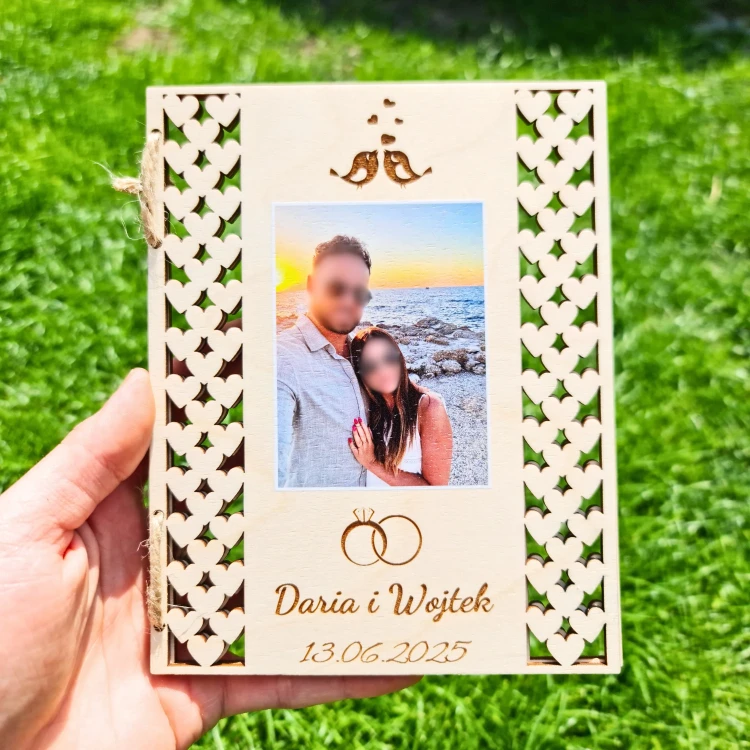 Kartka z zdjęciem na ślub.webp