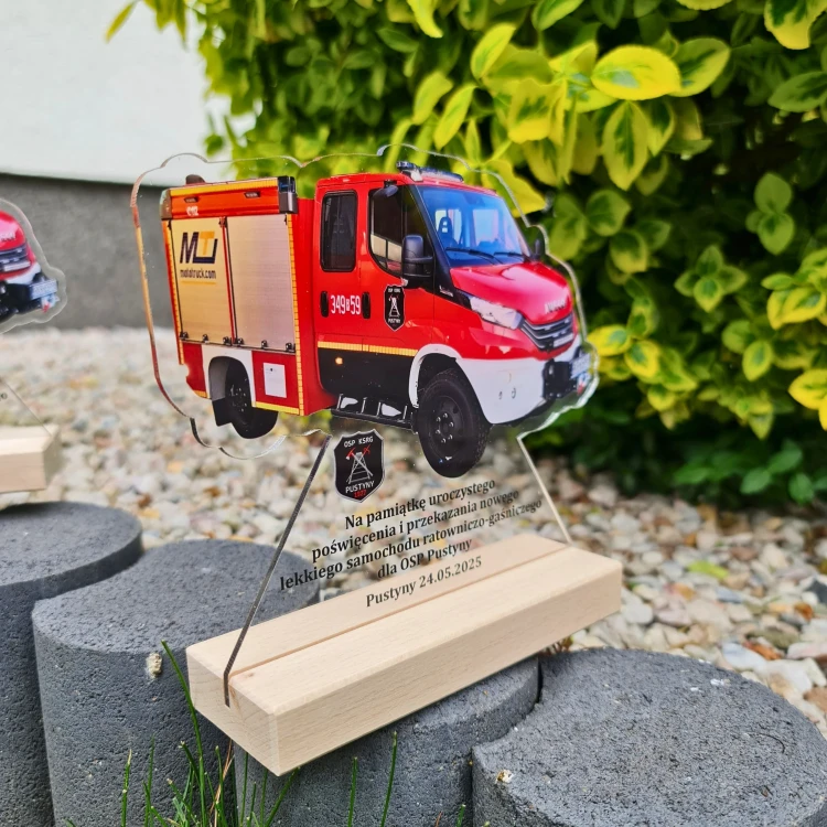 Podziękowania od strażaków Statuetka.webp
