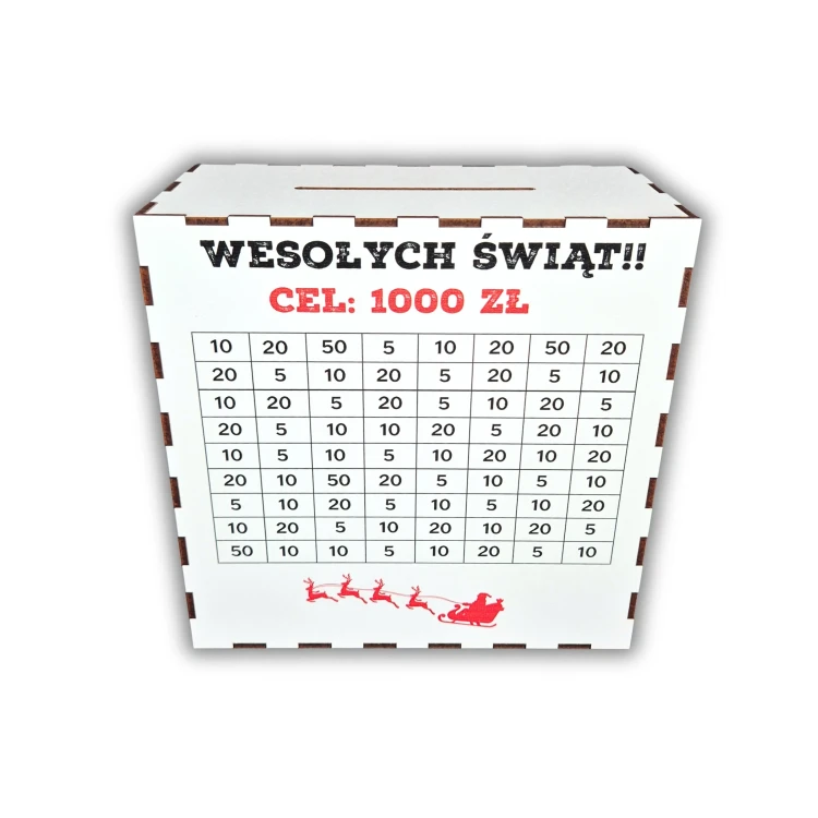 skarbonka prezent na Mikołajki