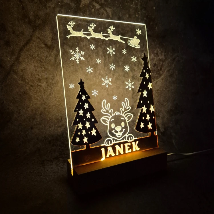 lampka z grawerem