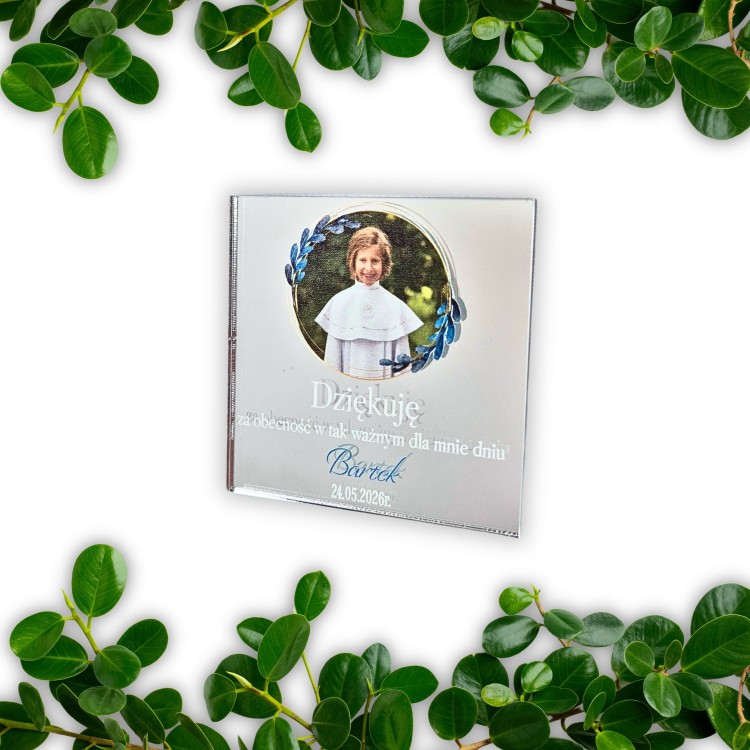 magnes z zdjęciem podziękowanie