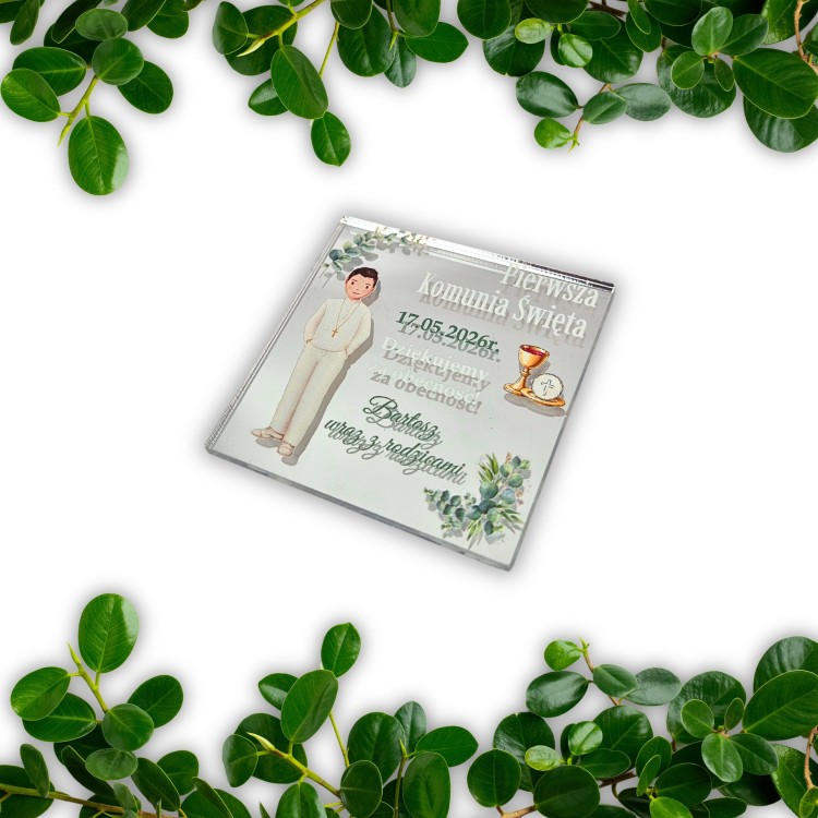 podziękowania komunijne