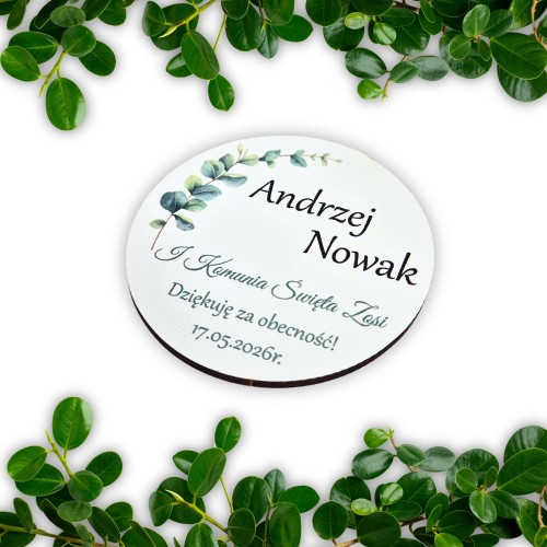 magnes dla gości komunijnych