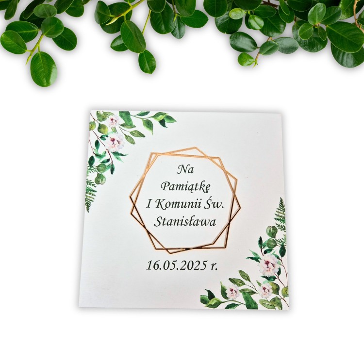 Pudełko na pieniądze na Komunię