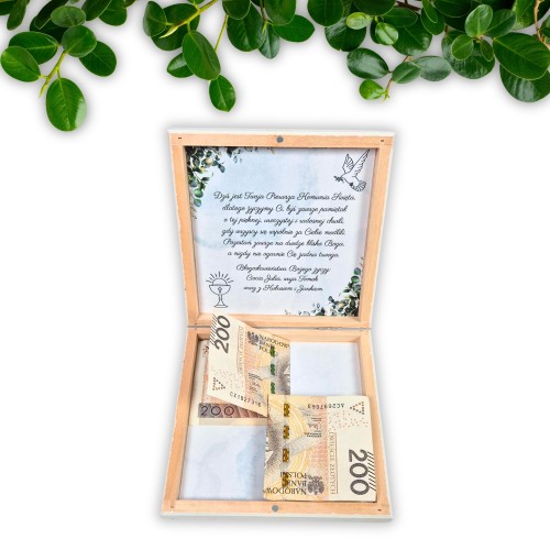 Personalizowane pudełko na Komunię