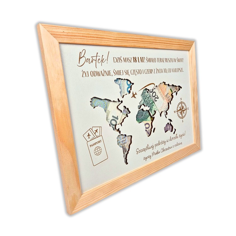personalizowany prezent na 18