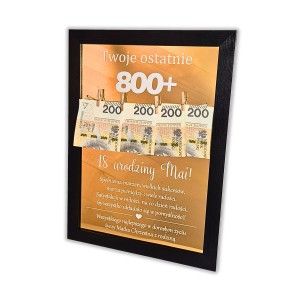 ramka na pieniądze 18