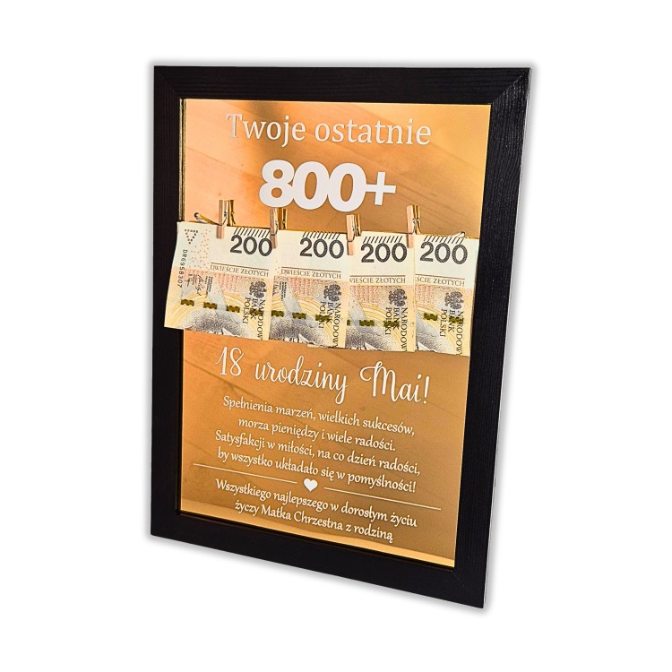 ramka na pieniądze 18