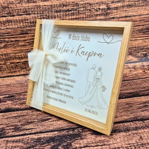 ramka ślubna personalizowana