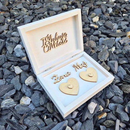 pudełko na obrączki personalizowane