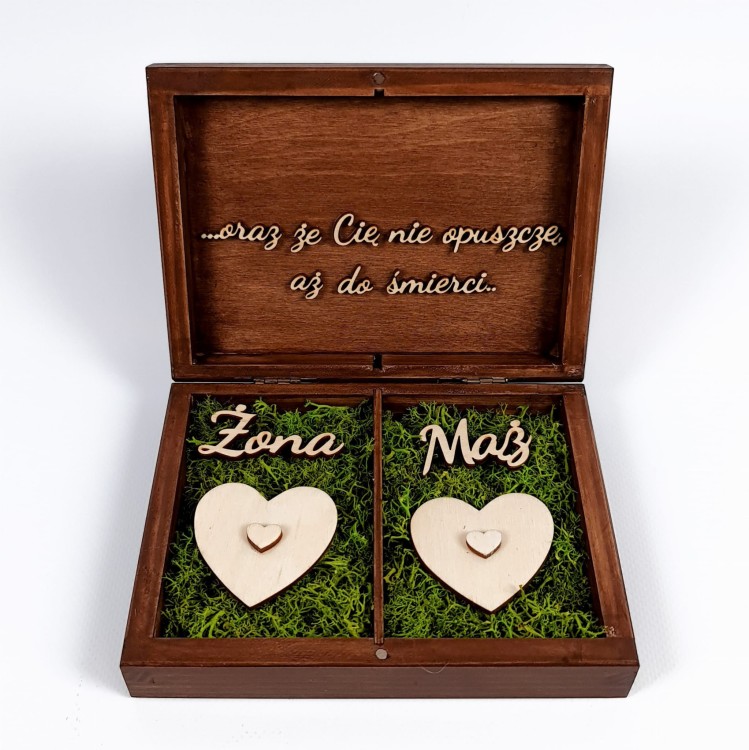 Drewniane dekoracje na ślub