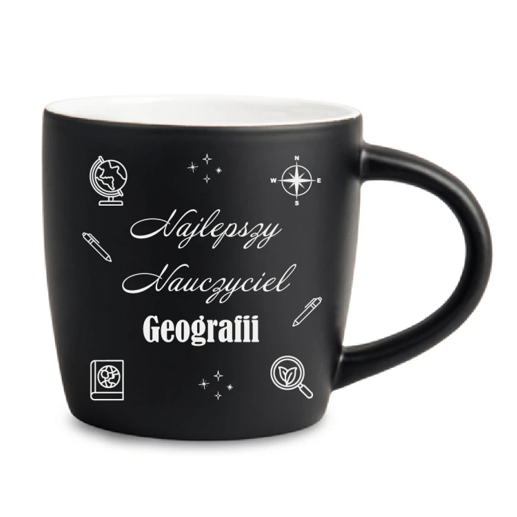 Kubek z grawerem dla nauczyciela geografii