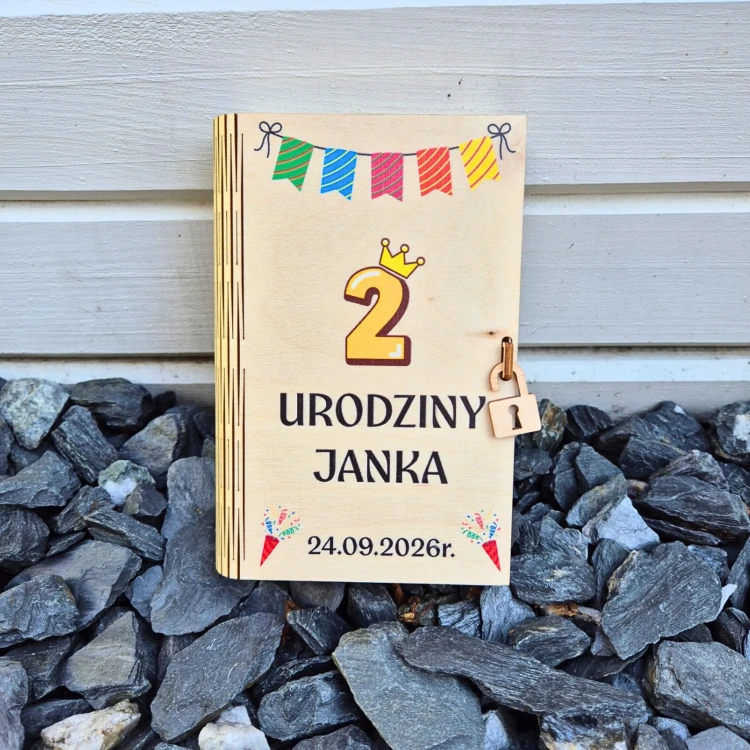 pudełko na pieniądze na urodziny