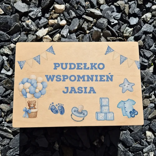 pudełko wspomnień dla chłopca
