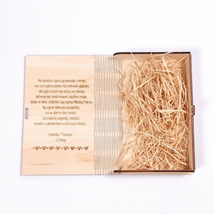 Pudełko z życzeniami na ślub