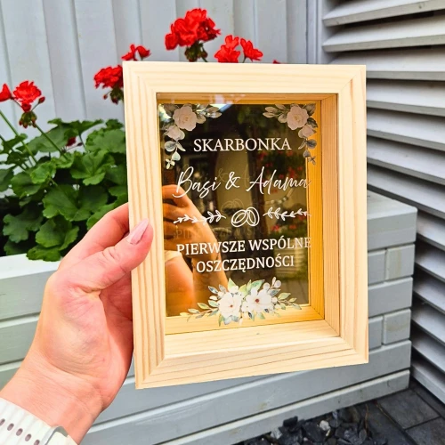personalizowana skarbonka na ślub
