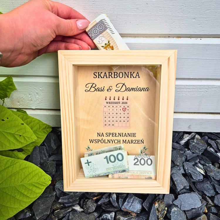 prezent ślubny na pieniądze
