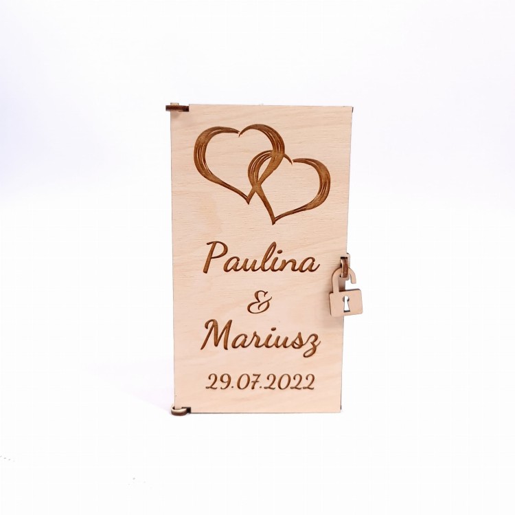 Pudełko na pieniądze ślub