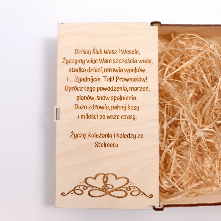 pudełko z życzeniami
