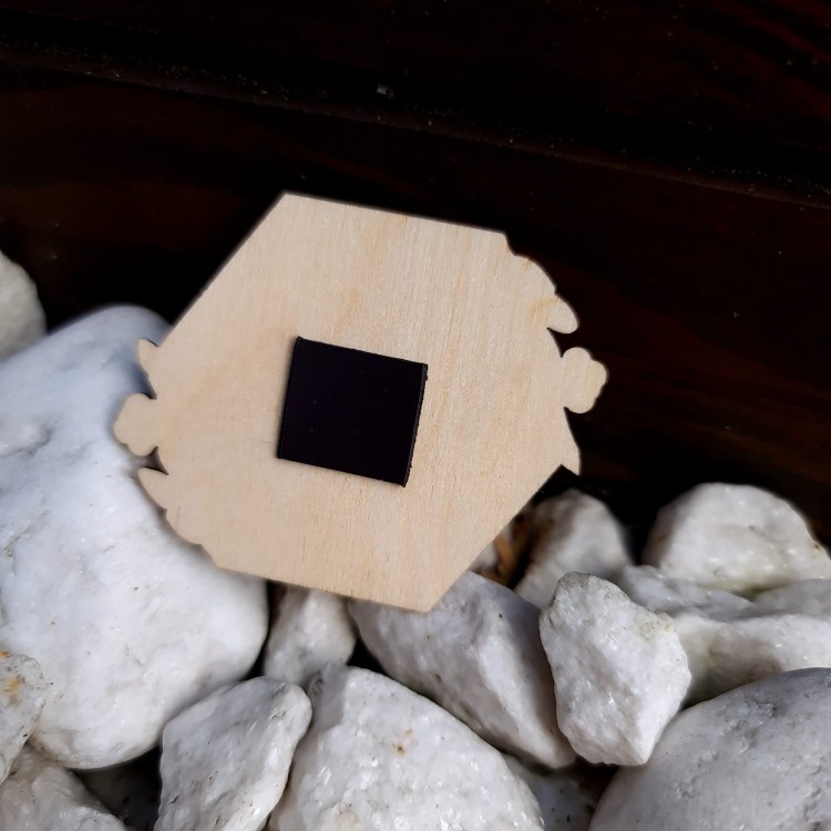 drewniany magnes ślub