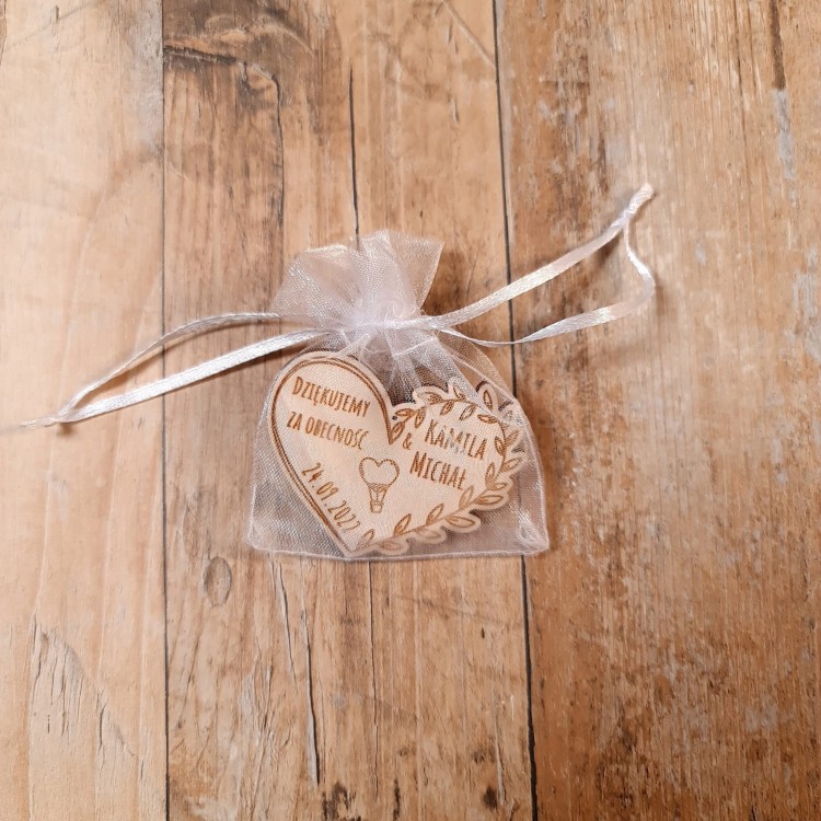 personalizowane podziękowanie ślub