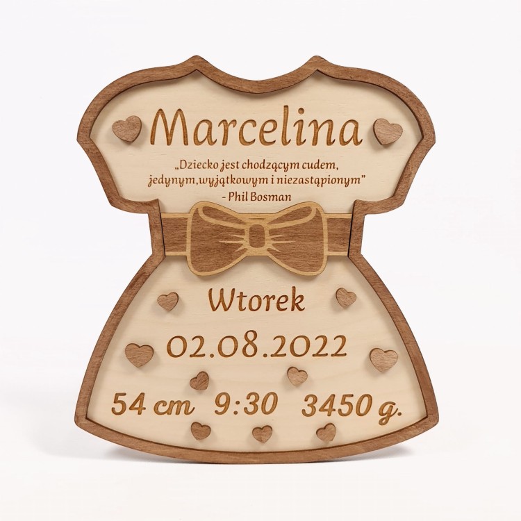 Metryczka dla dziecka