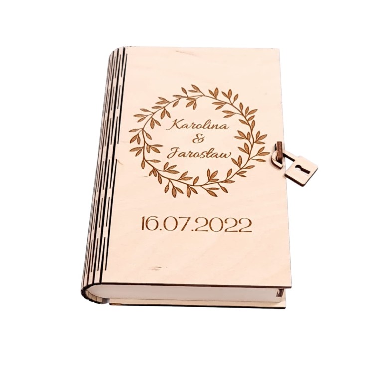 Pudełko na pieniądze pamiątka na ślub