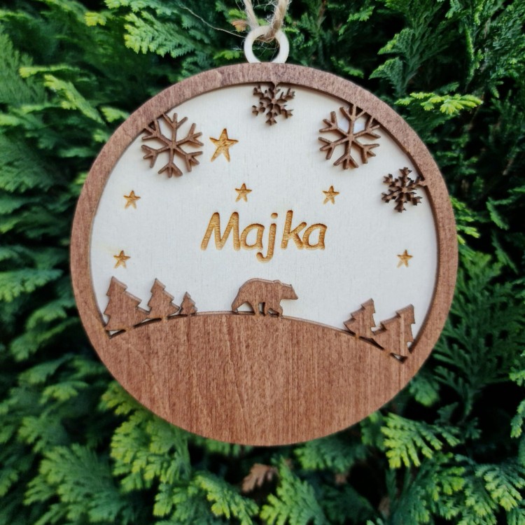 bombka z imieniem na choinkę