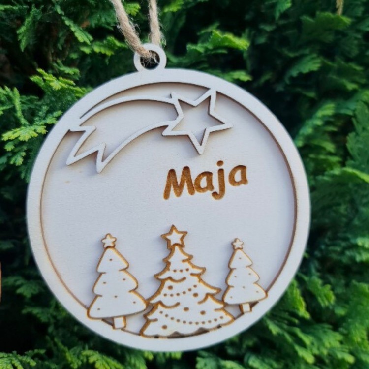 Bombka z imieniem na choinkę