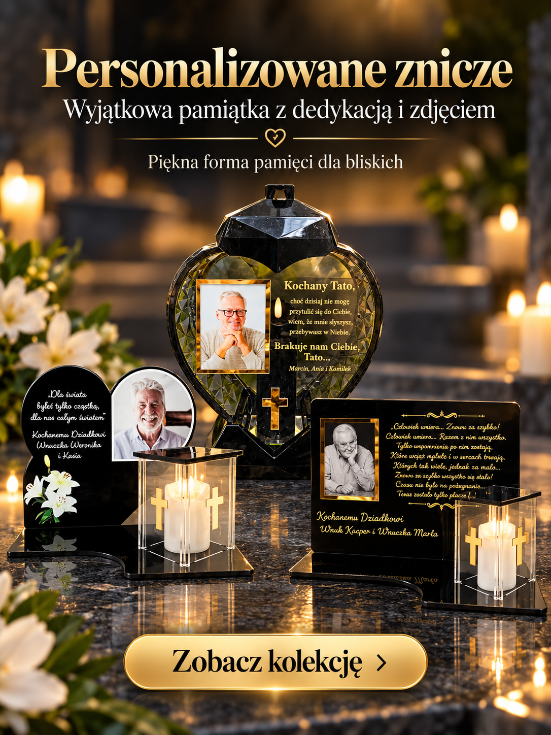Personalizowane znicze